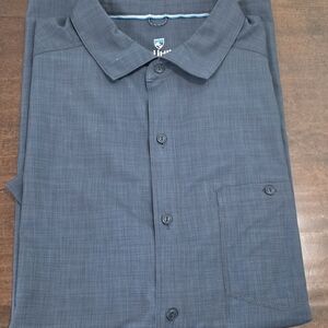 Kuhl Men's Casual Button-Down Shirt in Slate Blue
